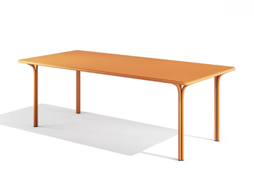 JOS - Rectangular powder coated steel table by BABEL D - view 3